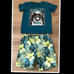 Toddler boy hurly outfit